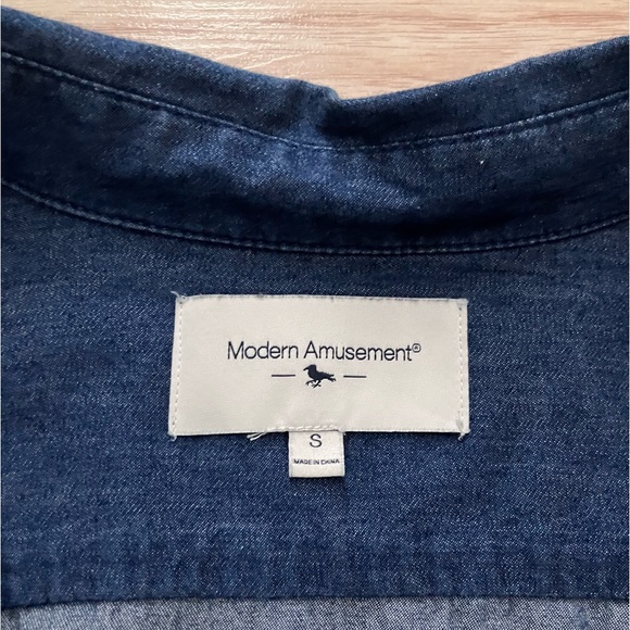 Modern Amusement Denim Shirt - Picture 3 of 4